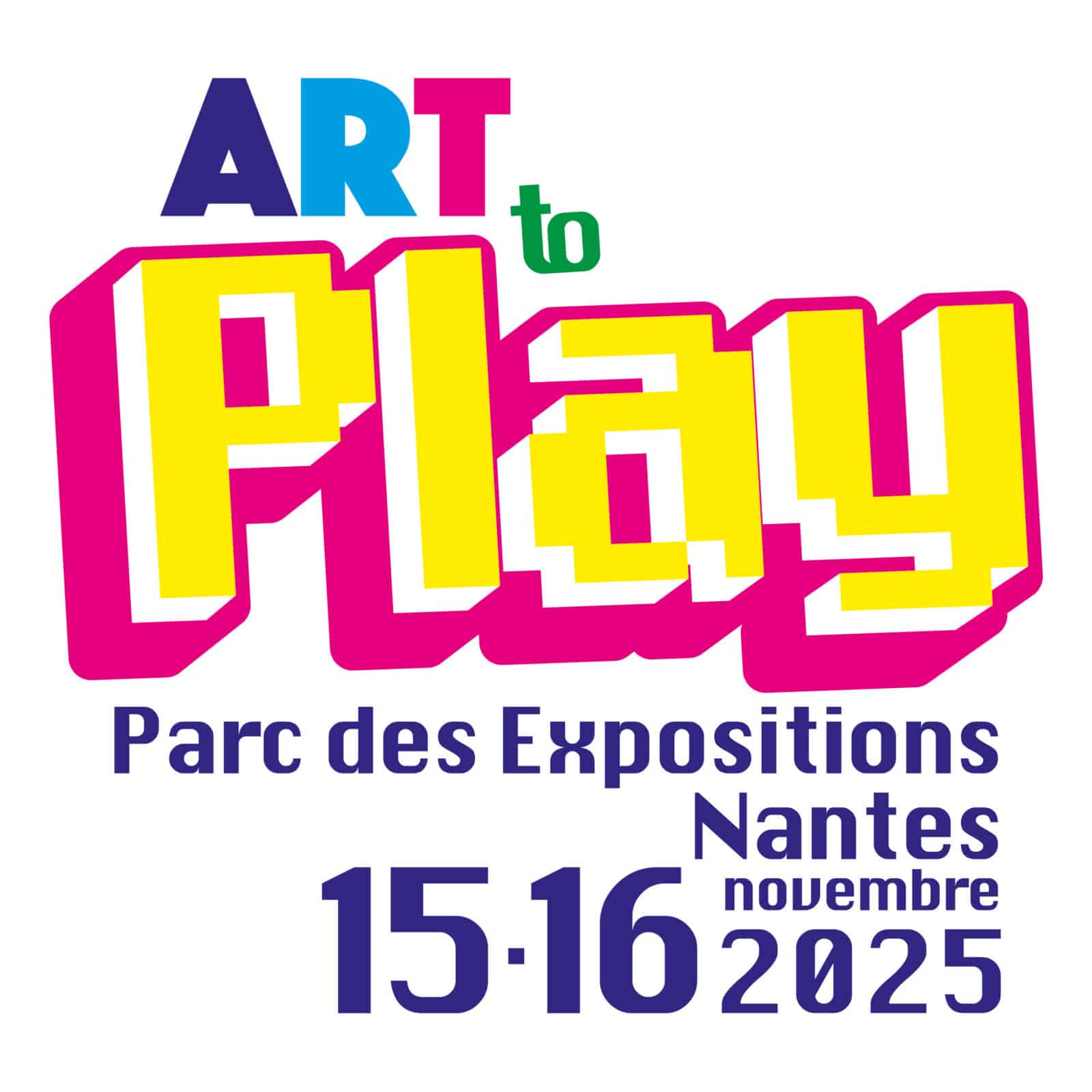 Visuel annonçant la participation du CESI au salon Art to Play les 15 et 16 novembre 2025, avec les dates et l’identité visuelle de l’événement.